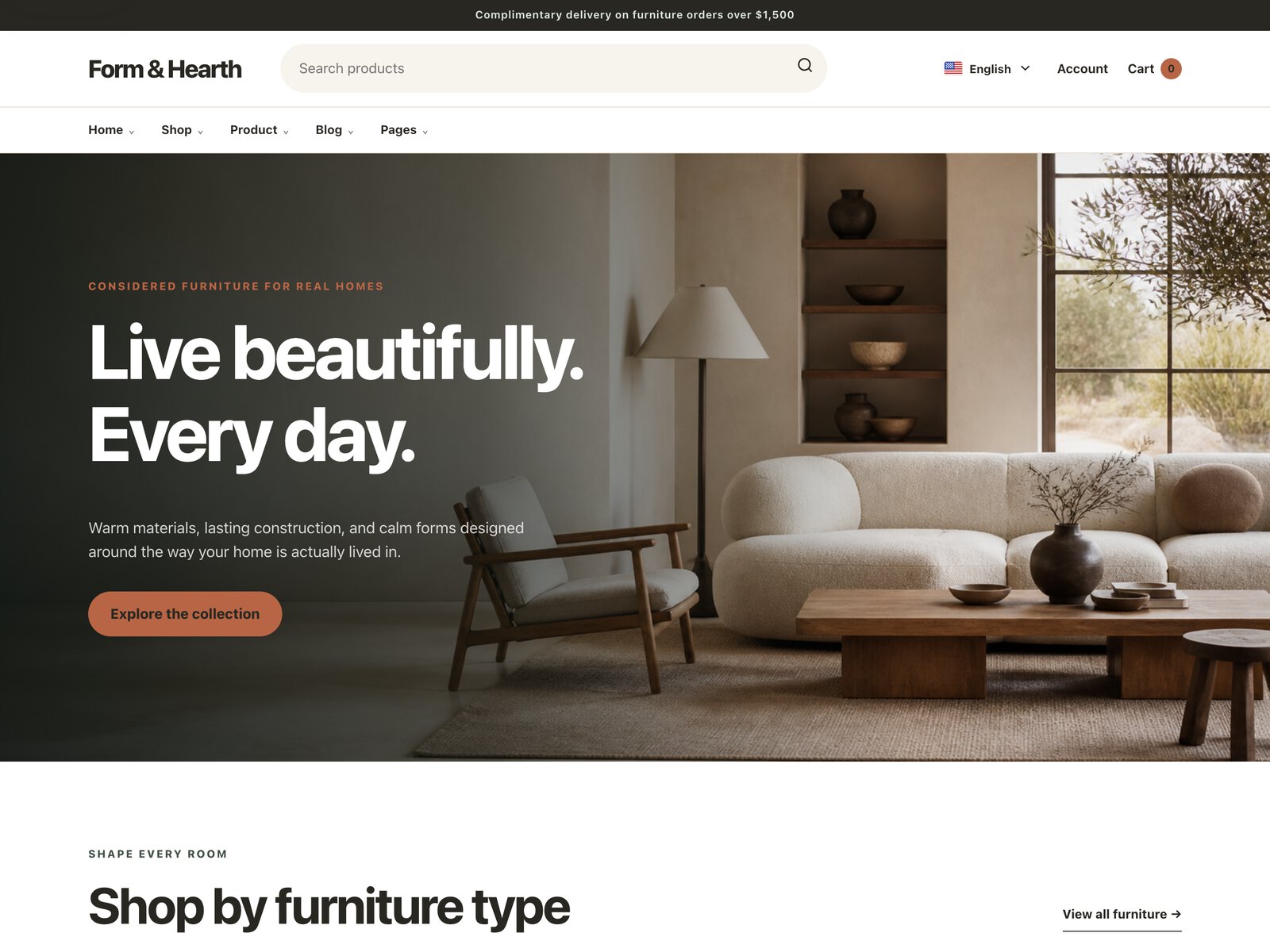 Example StoreAdept storefront