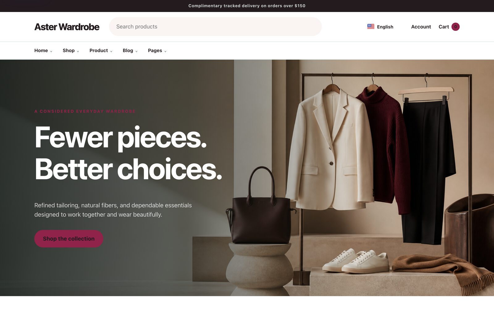 Fashion demo storefront